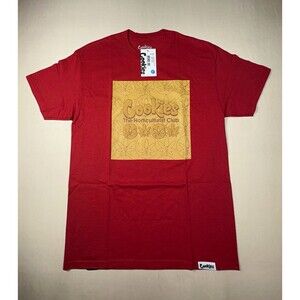 Cookies Tee Mens M Red Wheat Horticulturist Club Graphic NWT